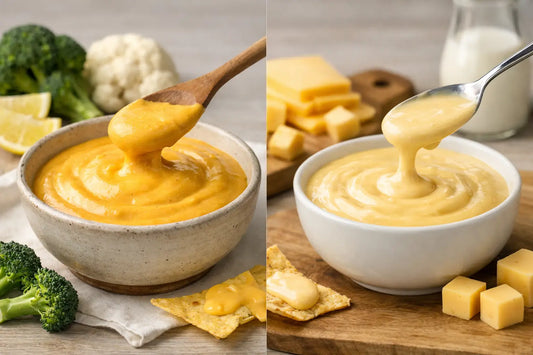 Allergen-Friendly Cheese Sauce vs Dairy Cheese