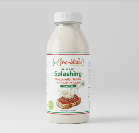 Truffle Mozzarella Melting Sauce – Dairy-Free & Vegan | GooeySplash